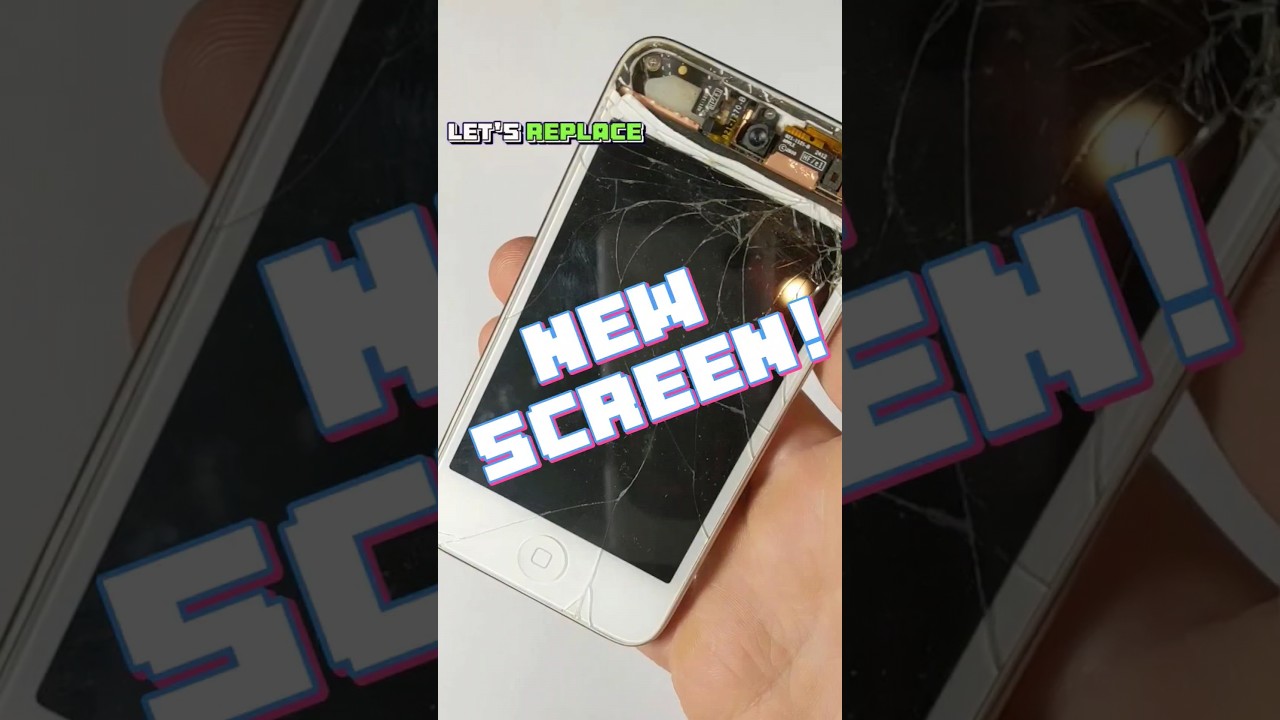 Замена экрана iPod touch 4-го поколения #ipod #apple #tech