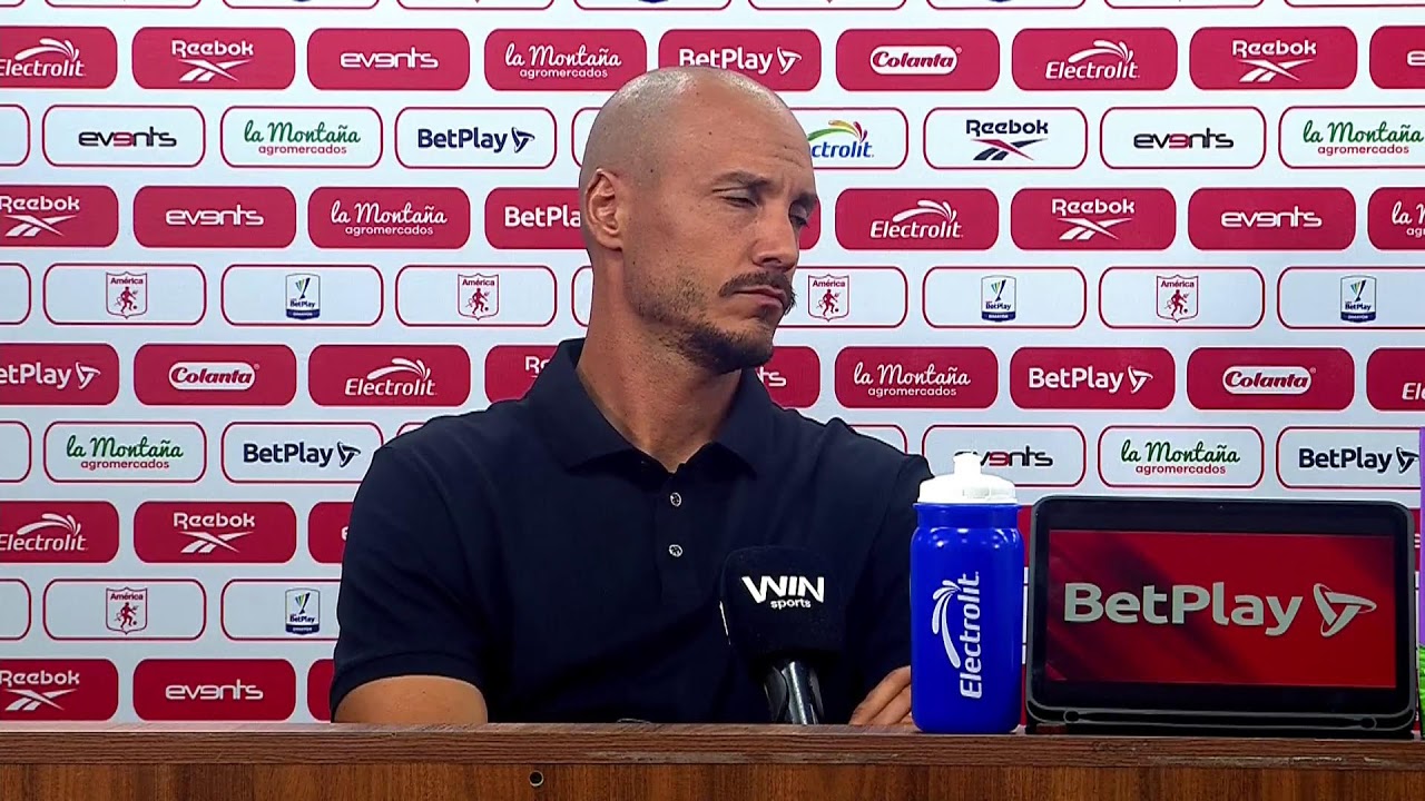 Rueda de prensa de América tras su partido con Once Caldas