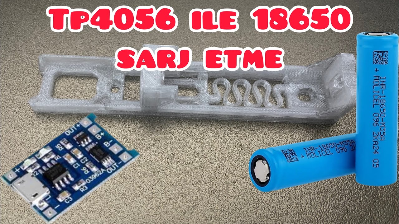 TP4056 Şarj Modülü 18650 pil yuvası | Kullanışlı ve basit...