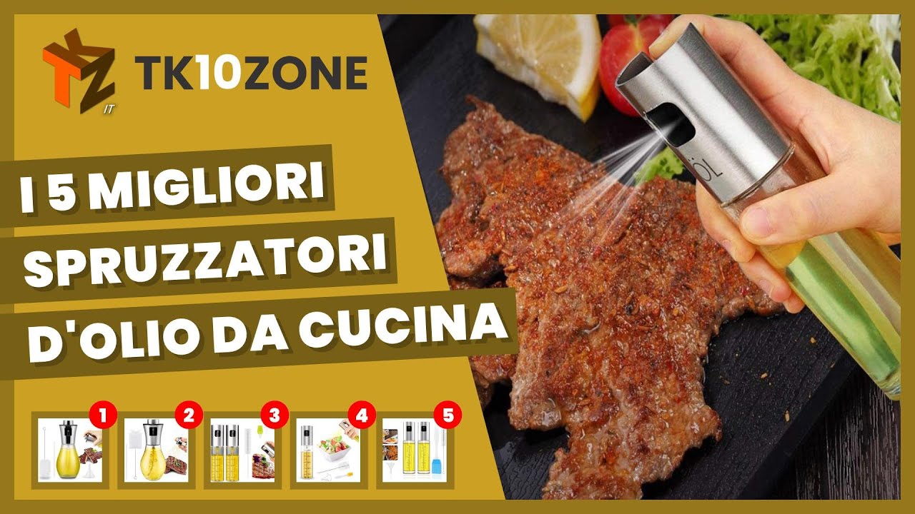 I 5 migliori spruzzatori d'olio da cucina