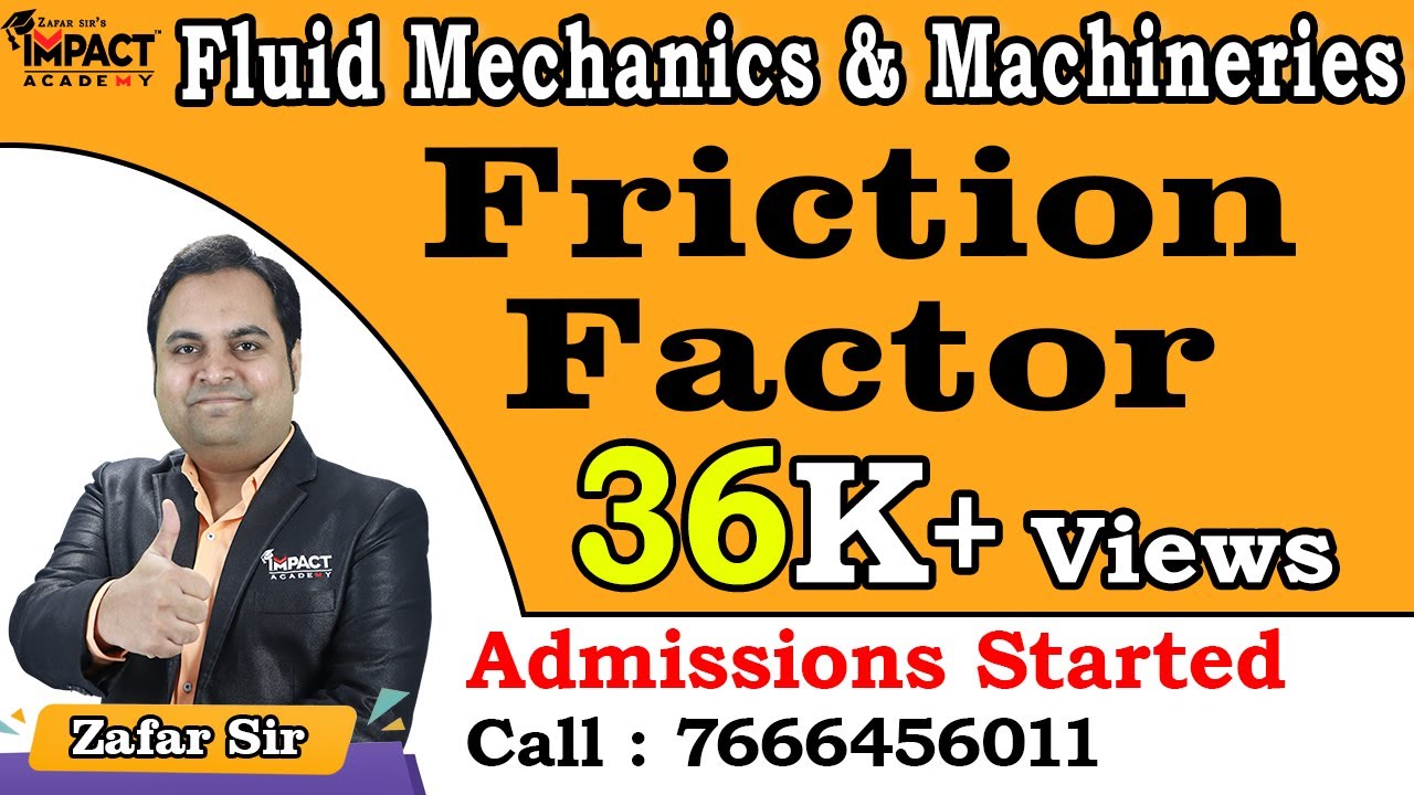 Friction Factor | Fluid Mechanics & Machineries | Mechanical Engineering #zafarsir  #freeengineering