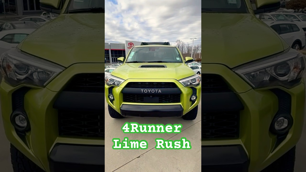 Toyota 4Runner TRD Pro in Lime Rush