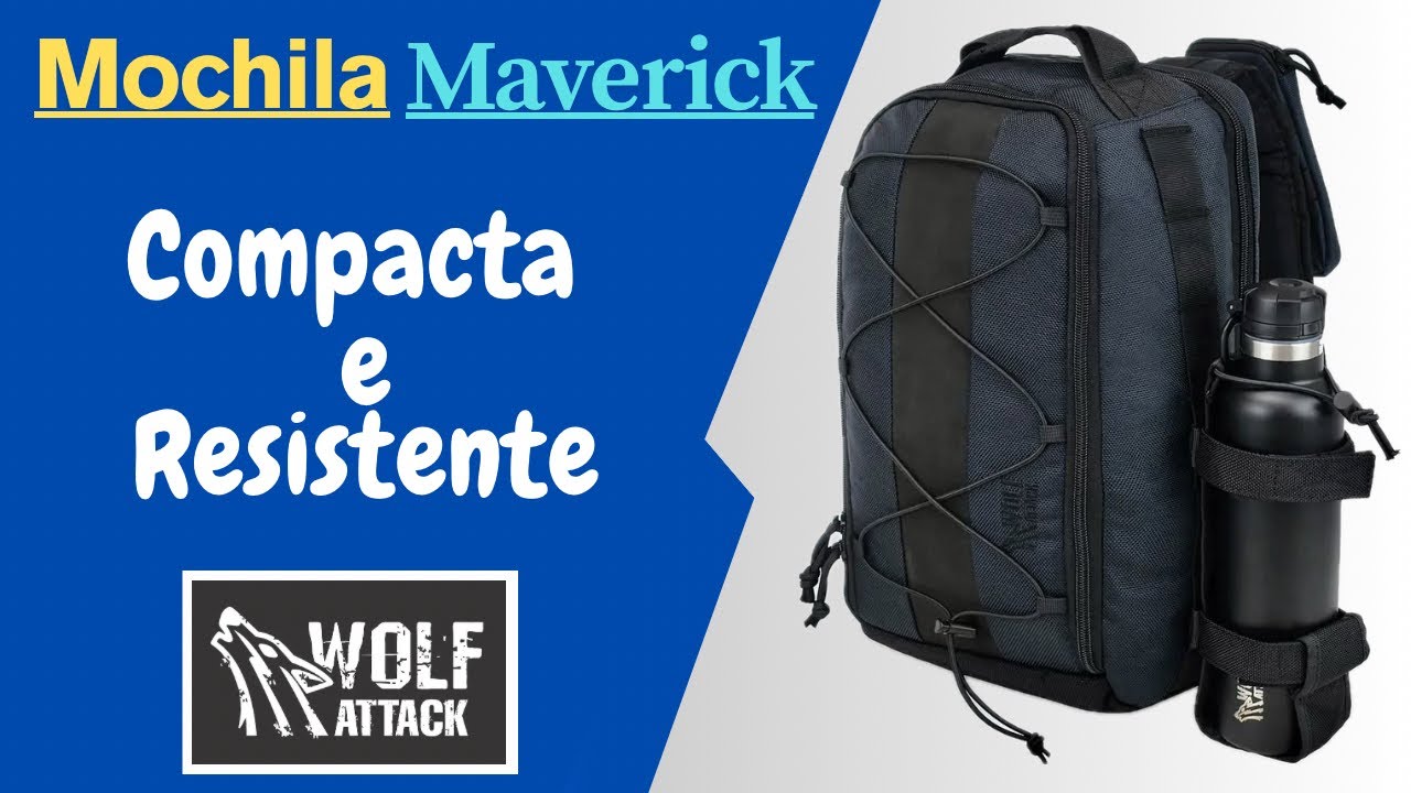 Minha nova Mochila Maverick Wolf Attack