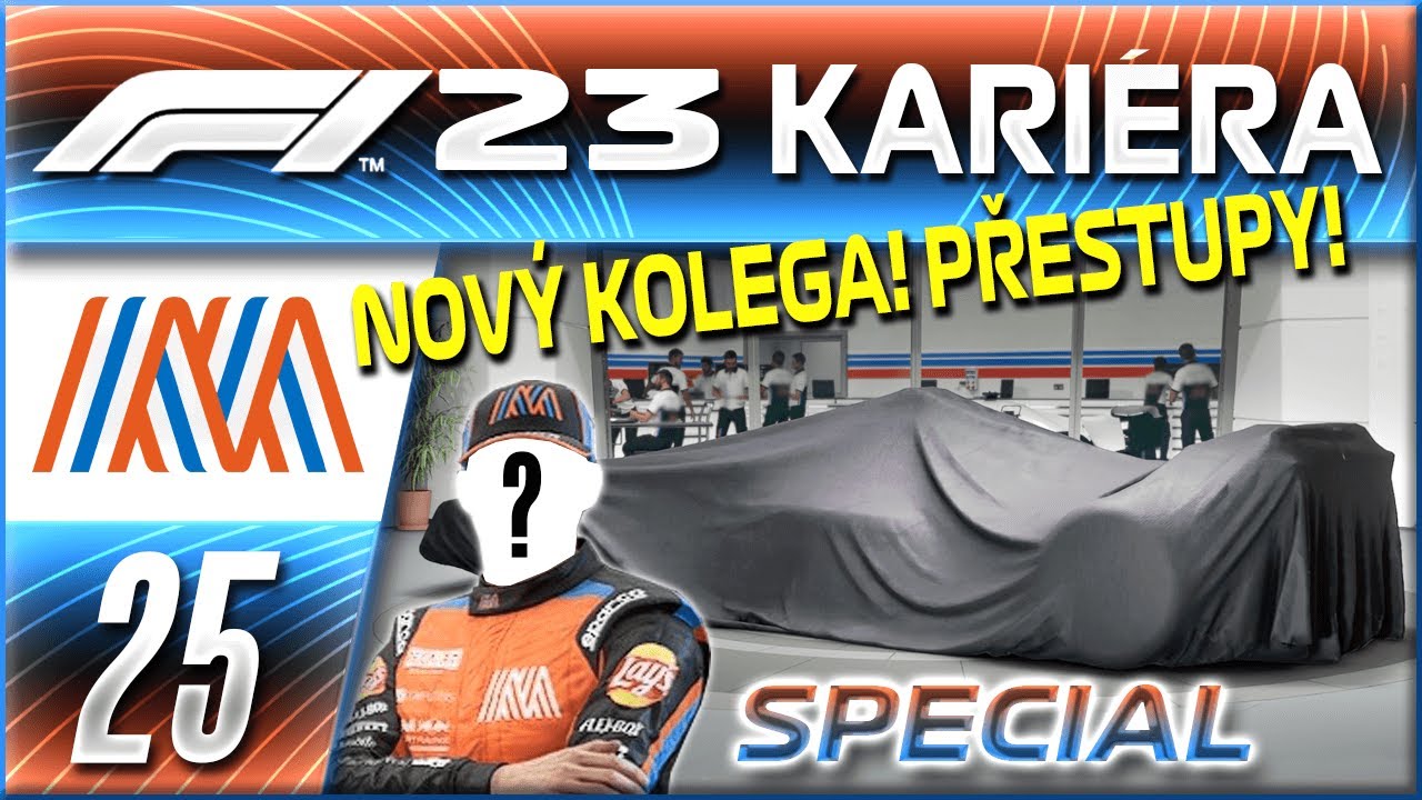 Nový Kolega! Jezdecké Změny! Nové Vzhledy Vozů - SPECIÁL #25 | F1 23 My Team Kariéra | CZ Let's Play