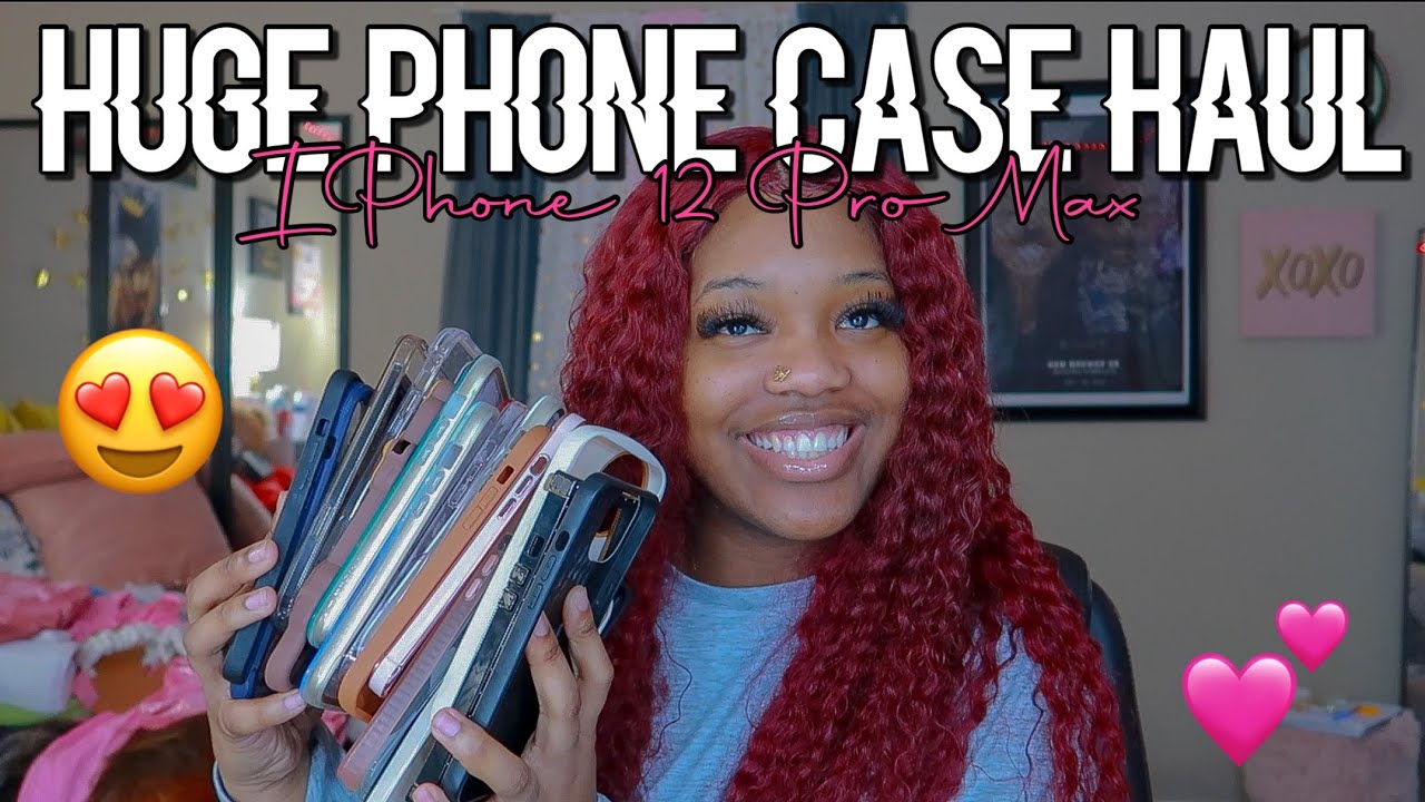 HUGE IPhone 12 Pro Max Phone Case Haul | 20+ Cases 💕