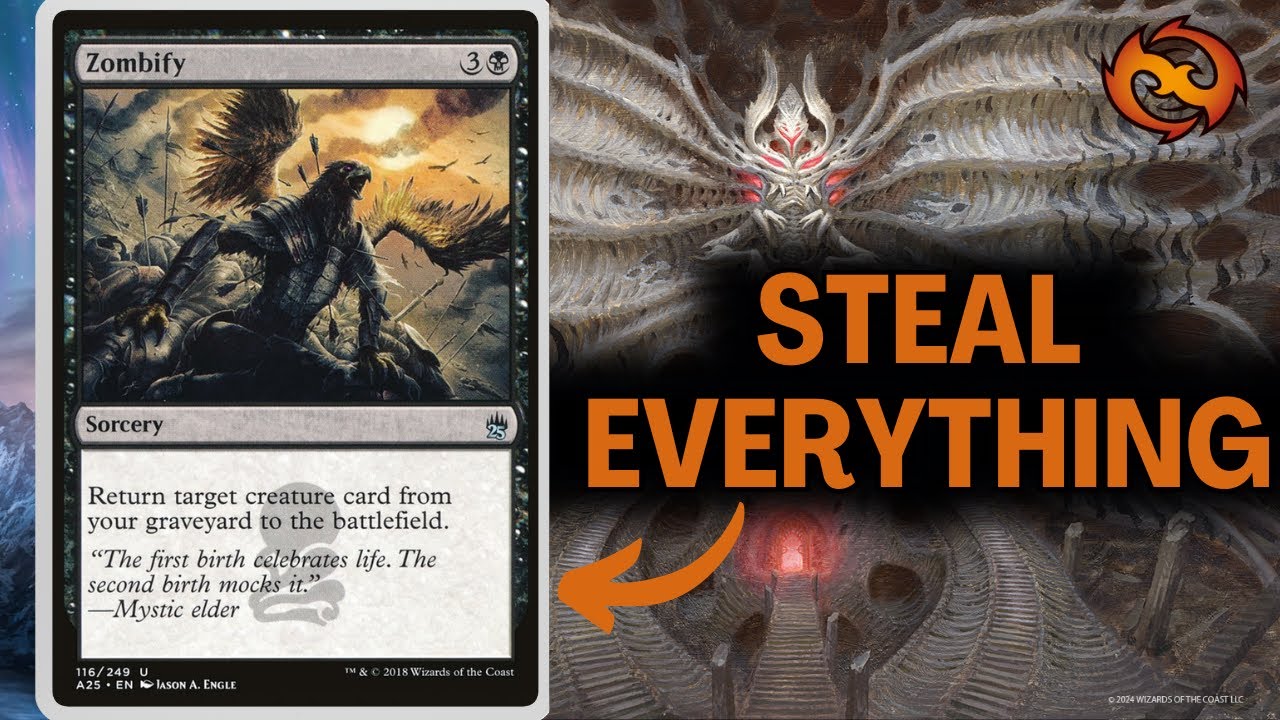 Stealing Win-Cons With Valgavoth is HILARIOUS | MTG Arena Standard