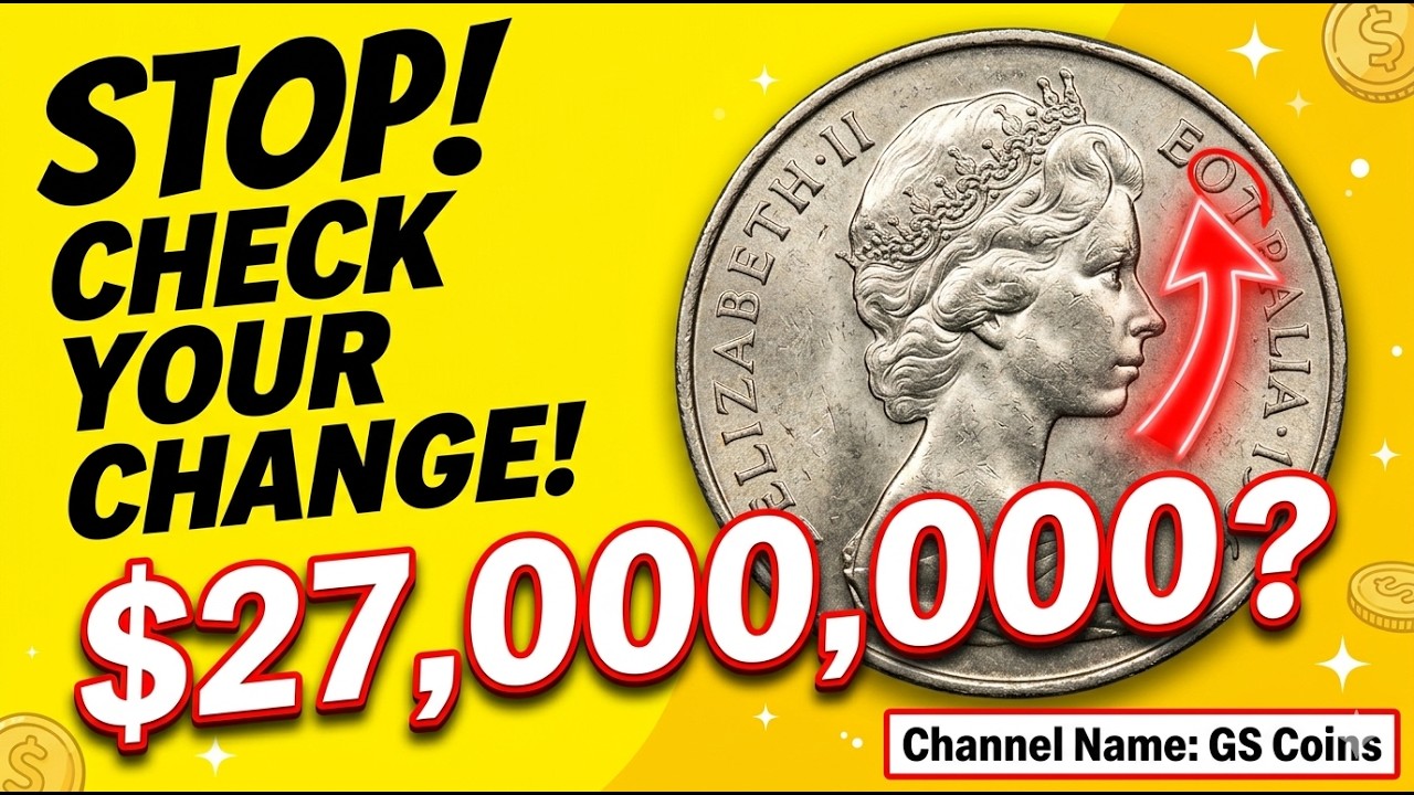 STOP! Check Your Change for This $27,000,000 Australia 50c Coin!