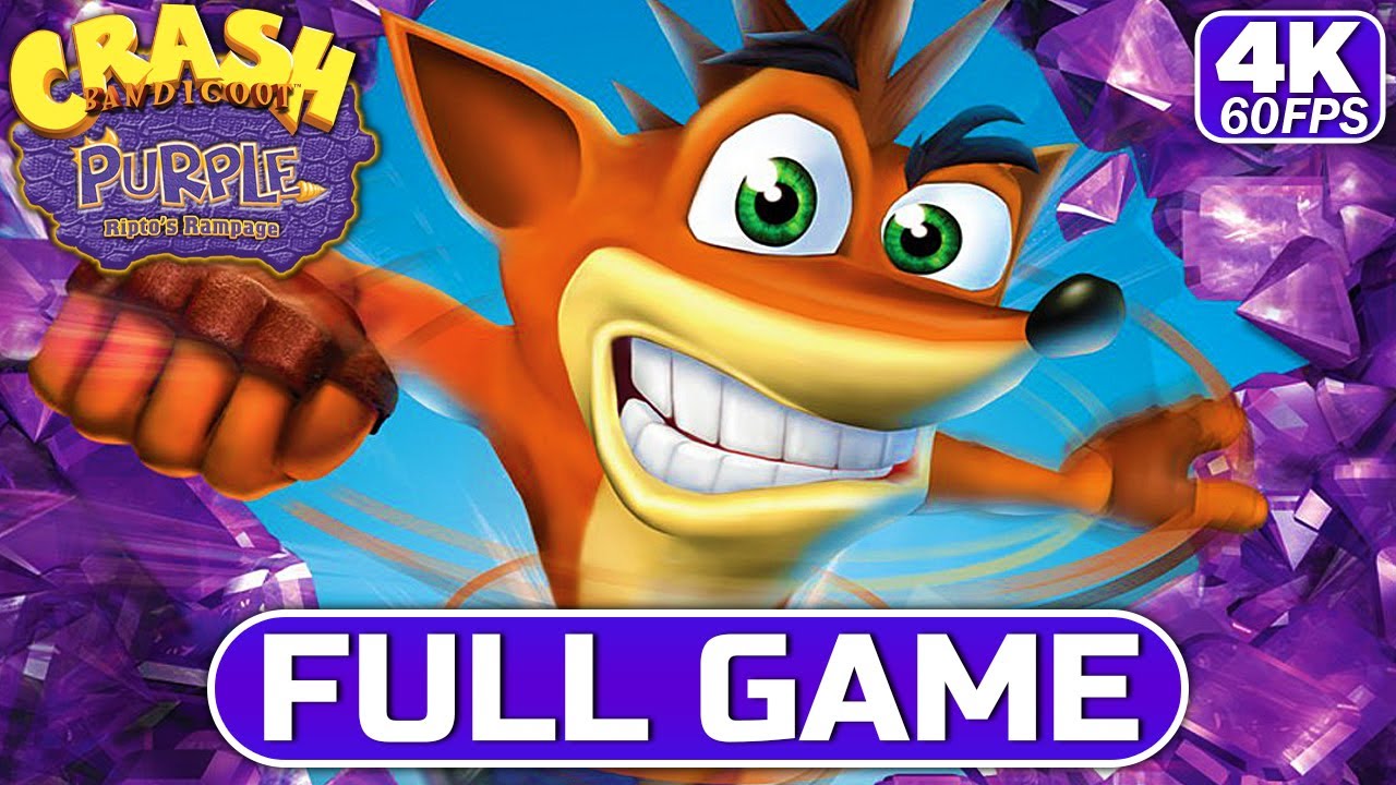 Crash Bandicoot Purple: Ripto's Rampage Full Gameplay Walkthrough | 4K 60FPS