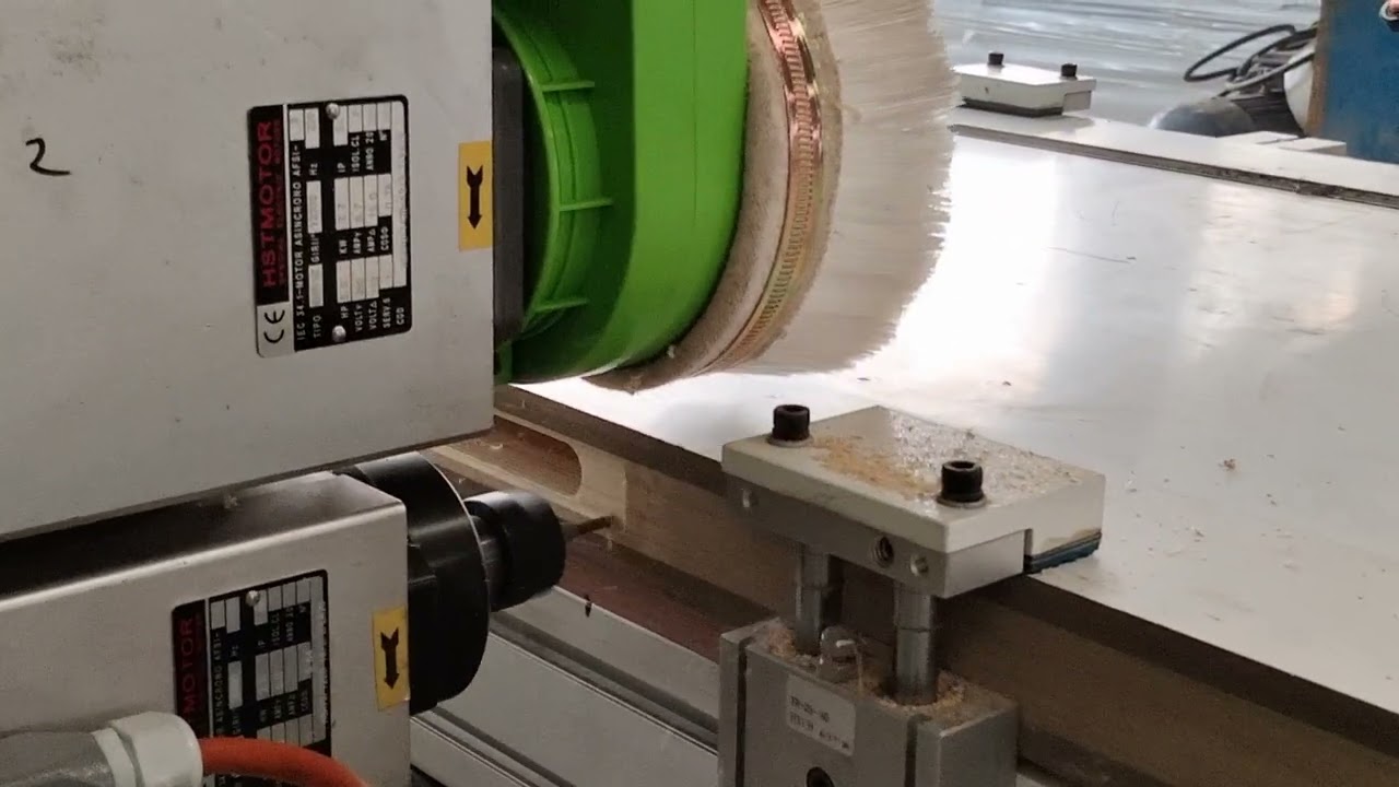 Functional automatic cnc wooden door lock and hinge machine, with Door closers