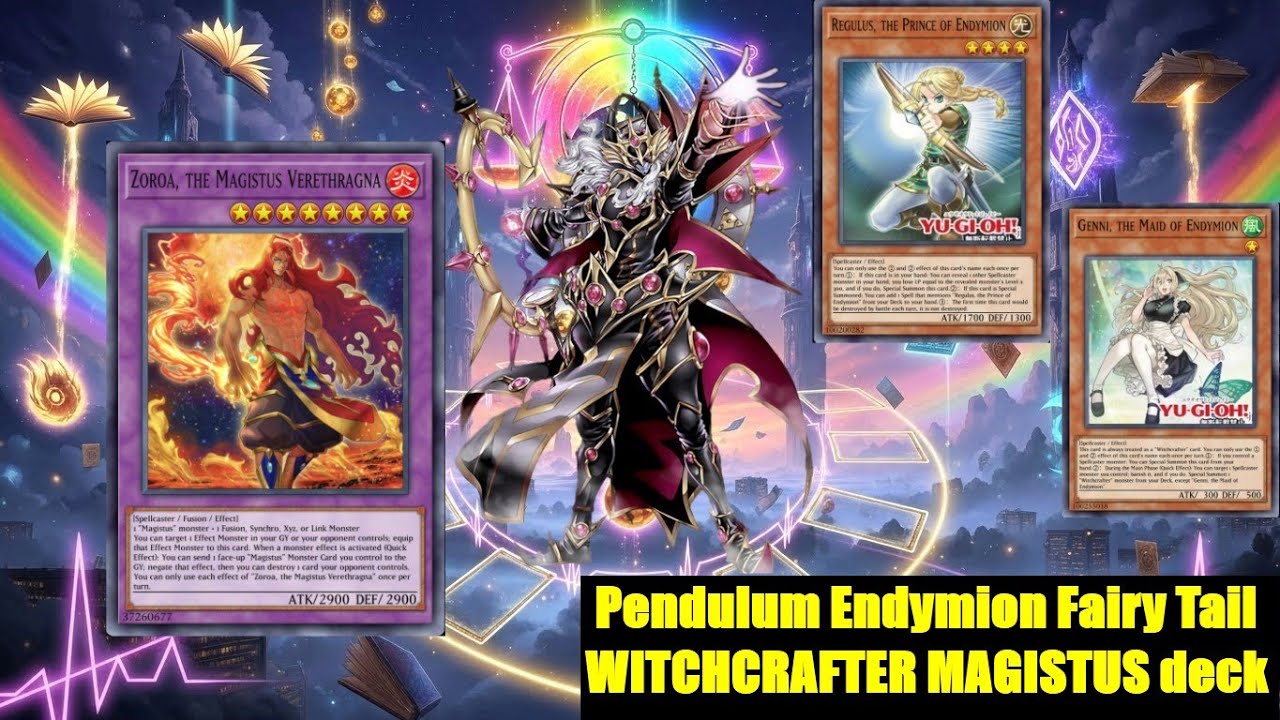 🔮 ENDYMION PENDULUM + FAIRY TAIL WITCHCRAFTER MAGISTUS – ✨🧙‍♀️ #YuGiOhDeck ,V Jump,Premium Pack 2026