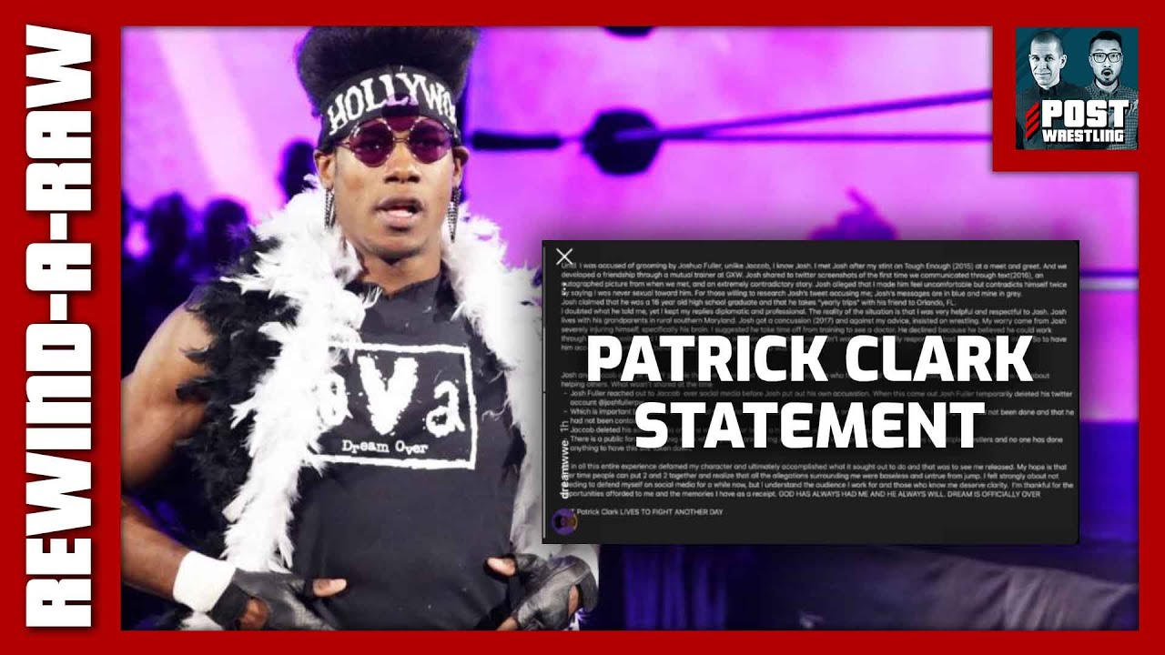 Velveteen Dream (Patrick Clark) issues statement regarding allegations