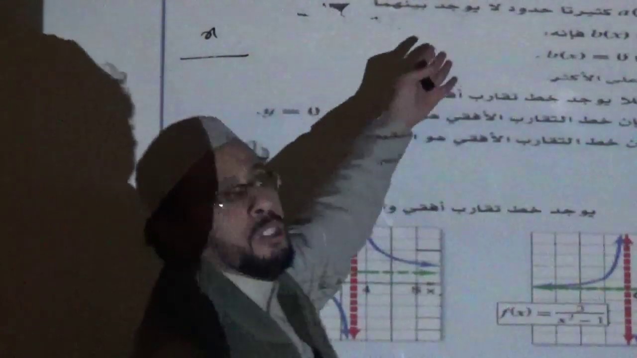 تمثيل الدوال النسبية عندما درجة البسط اكبر من المقام