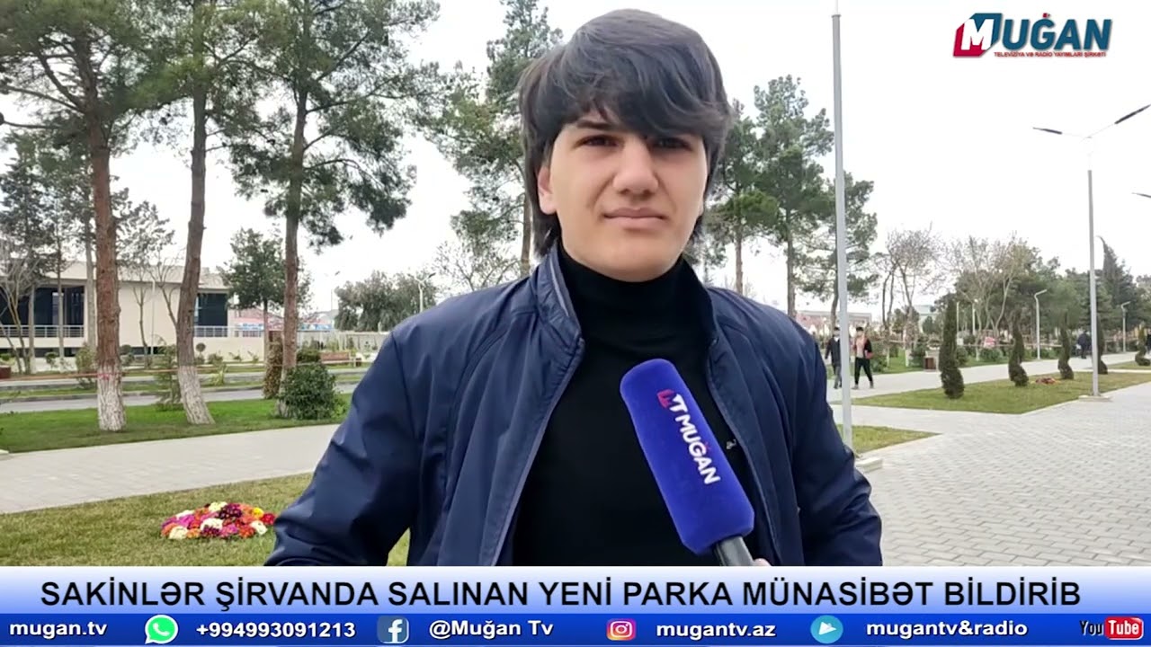 SAKİNLƏR ŞİRVANDA SALINAN YENİ PARKA MÜNASİBƏT BİLDİRİB