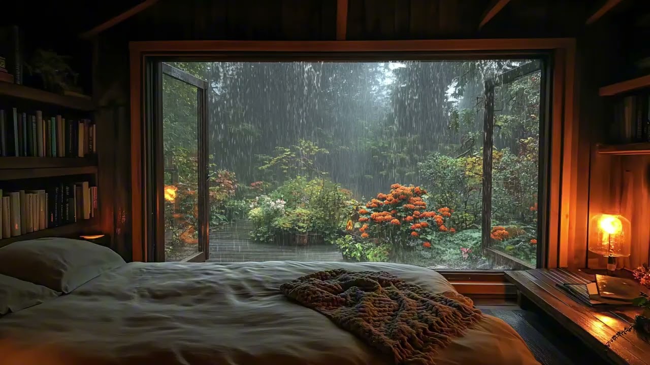 Soft Rain Sounds and Piano 🌧️  Relax in the Calm of Nature