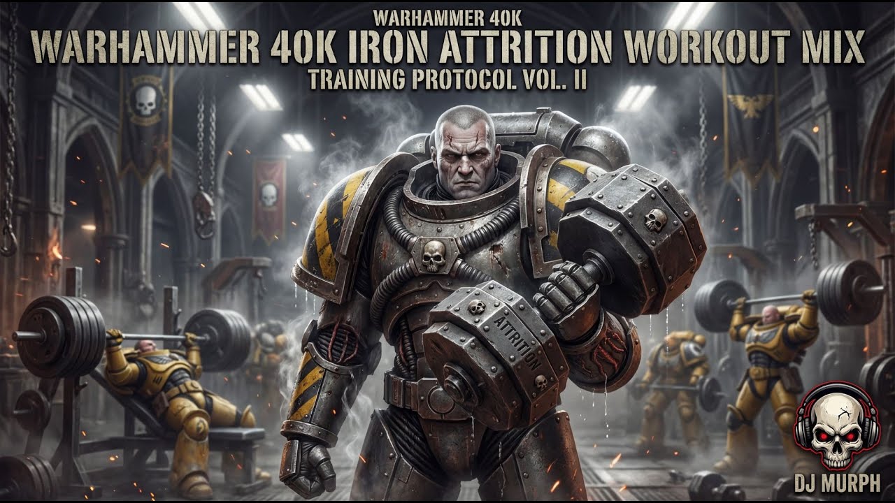 Warhammer 40K Iron Attrition Workout Mix | Dark Industrial Gym Music (Training Protocol Vol. II)