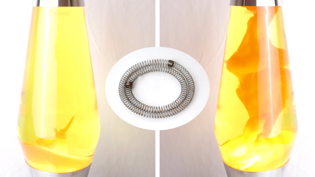 Do the springs in lava lamps make a difference?