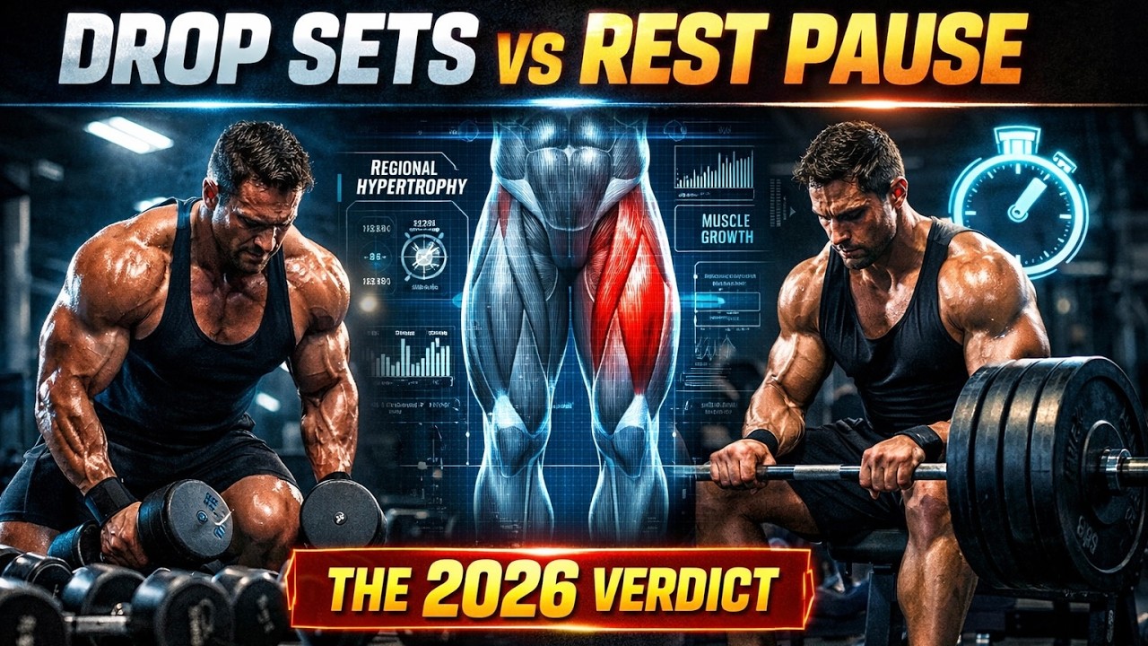 Which is Better for Hypertrophy? Drop Sets vs. Rest-Pause (2026 Meta-Analysis)