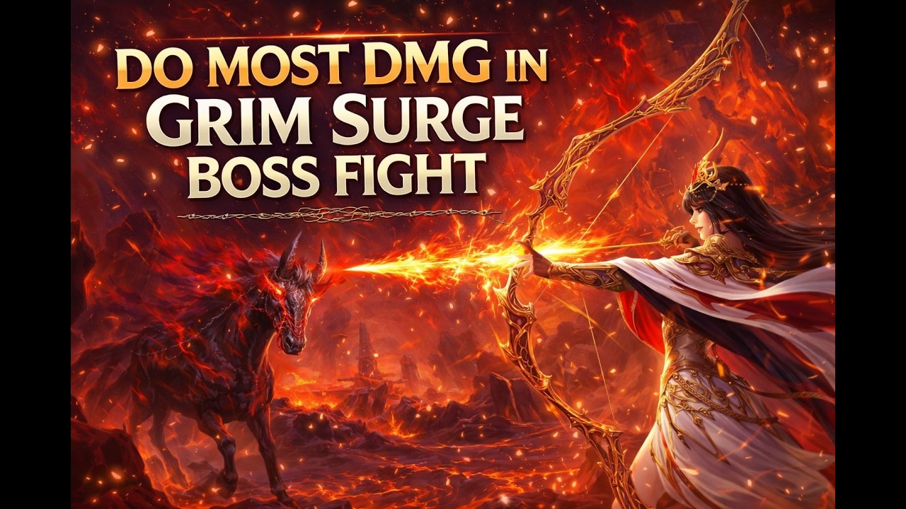 How To Do MAX DAMAGE in Grim Surge Boss Fight!