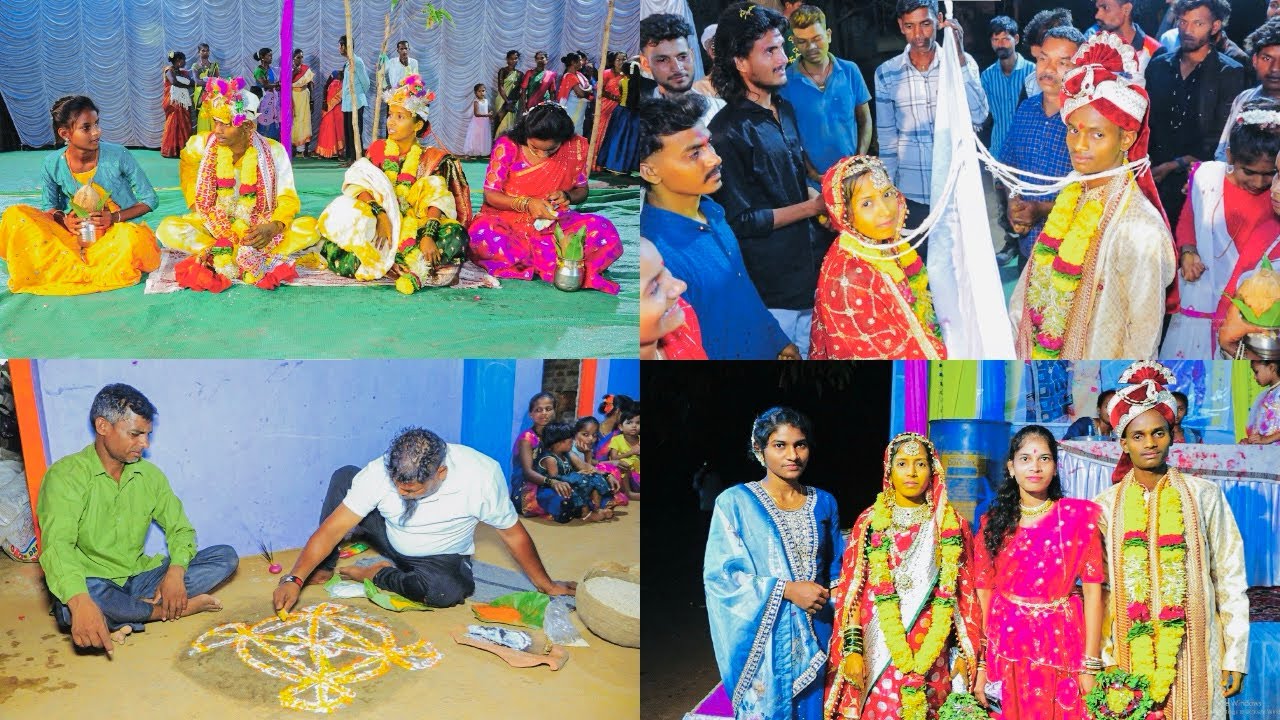 🌿आदिवासी लगना मधे कसे प्रमाणे रीति रिवाज होतो पूर्ण विडियो बघा🤩|| Full Adivasi wedding culture Vlog
