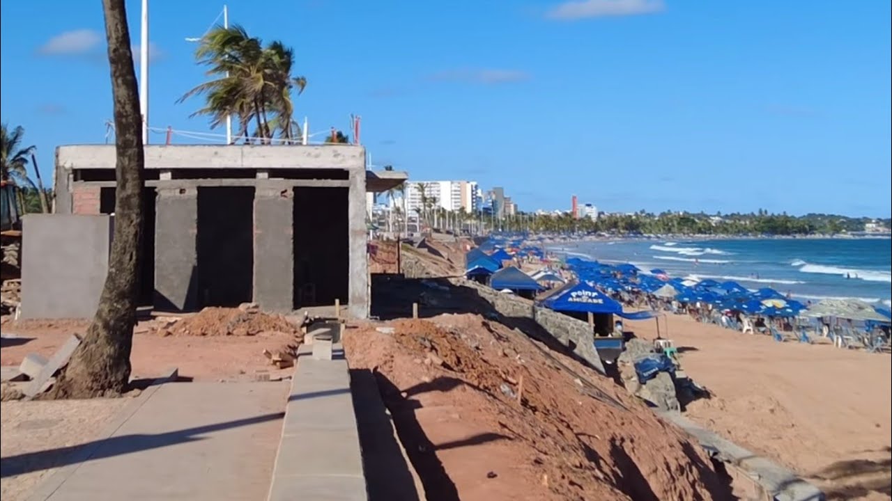 SALVADOR BAHIA - NOVA ORLA, AS OBRAS NA PARTE DE PIATÃ ATÉ A TERCEIRA PONTE DO RIO JAGUARIBE.