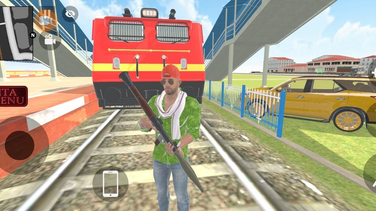🇮🇳Franklin attack in indain train🛣️ indain theft auto simlutor