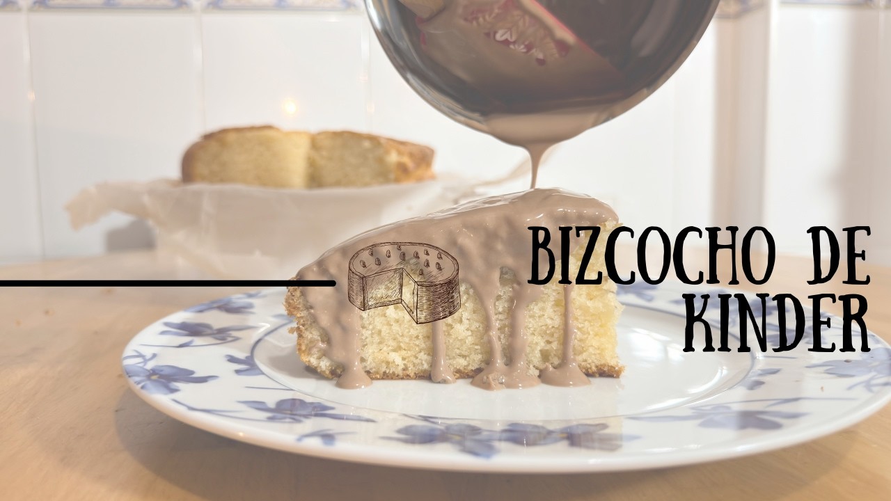 Receta de bizcocho kinder