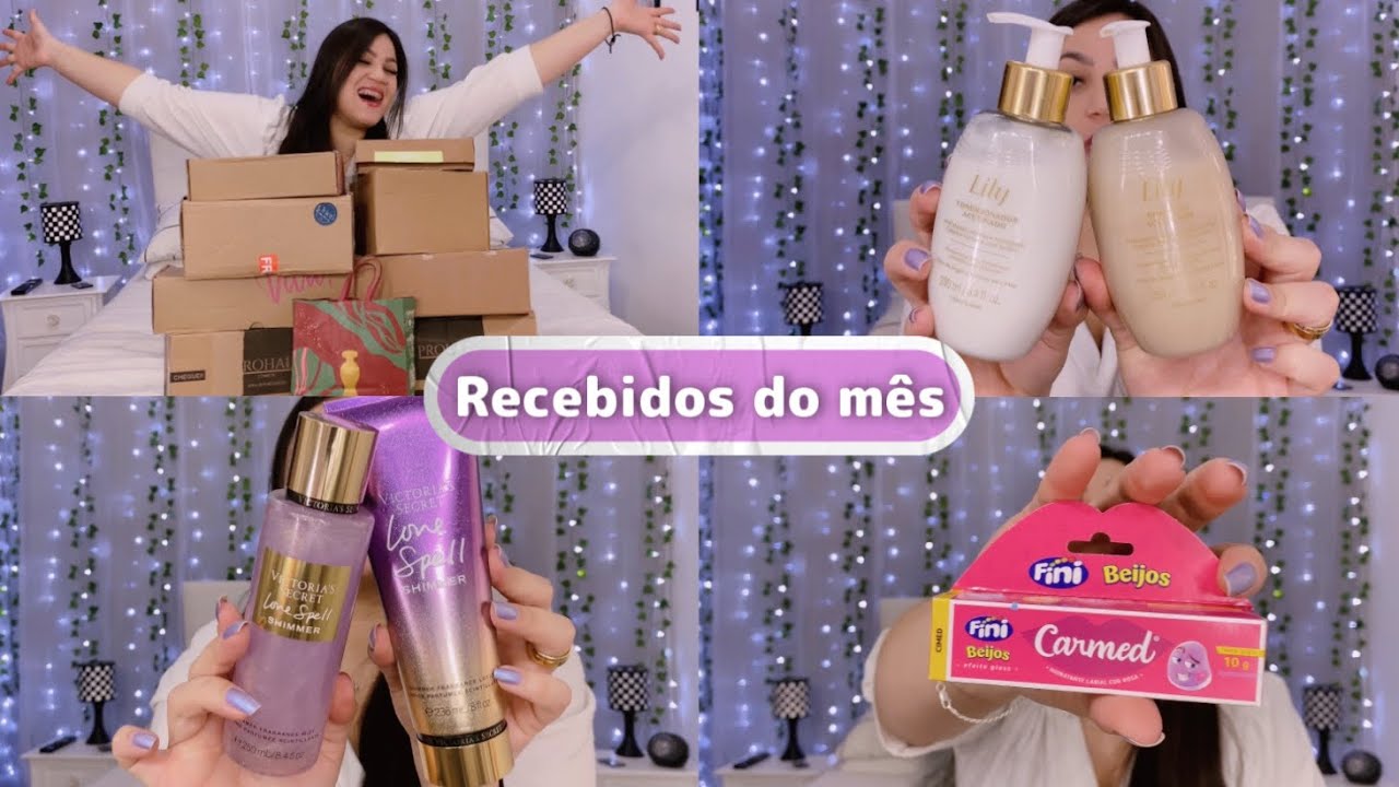 RECEBIDOS do mês - lançamentos Oboticario e + surtando com tantas coisas |  Thamires Lima