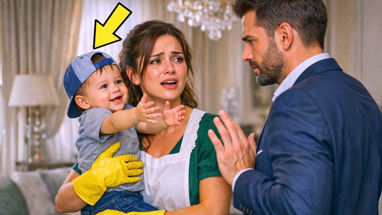 “Papai, papai!” — A faxineira MÃE SOLO tenta impedir… mas o sonho do bilionário VIÚVO vem à tona QUE