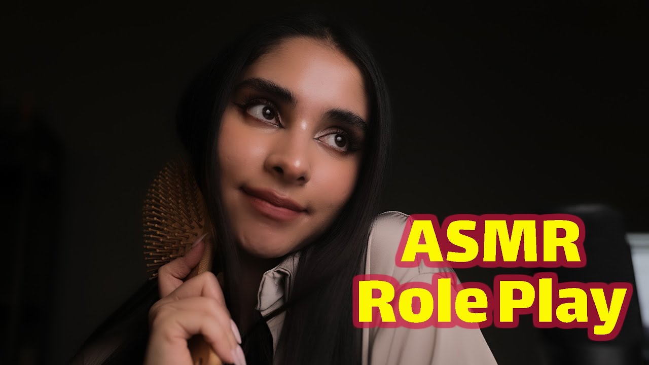 ASMR Roleplay | با موهات بازی میکنم تا خواب ببره 😴 (رول پلی, صدای لایه ای)