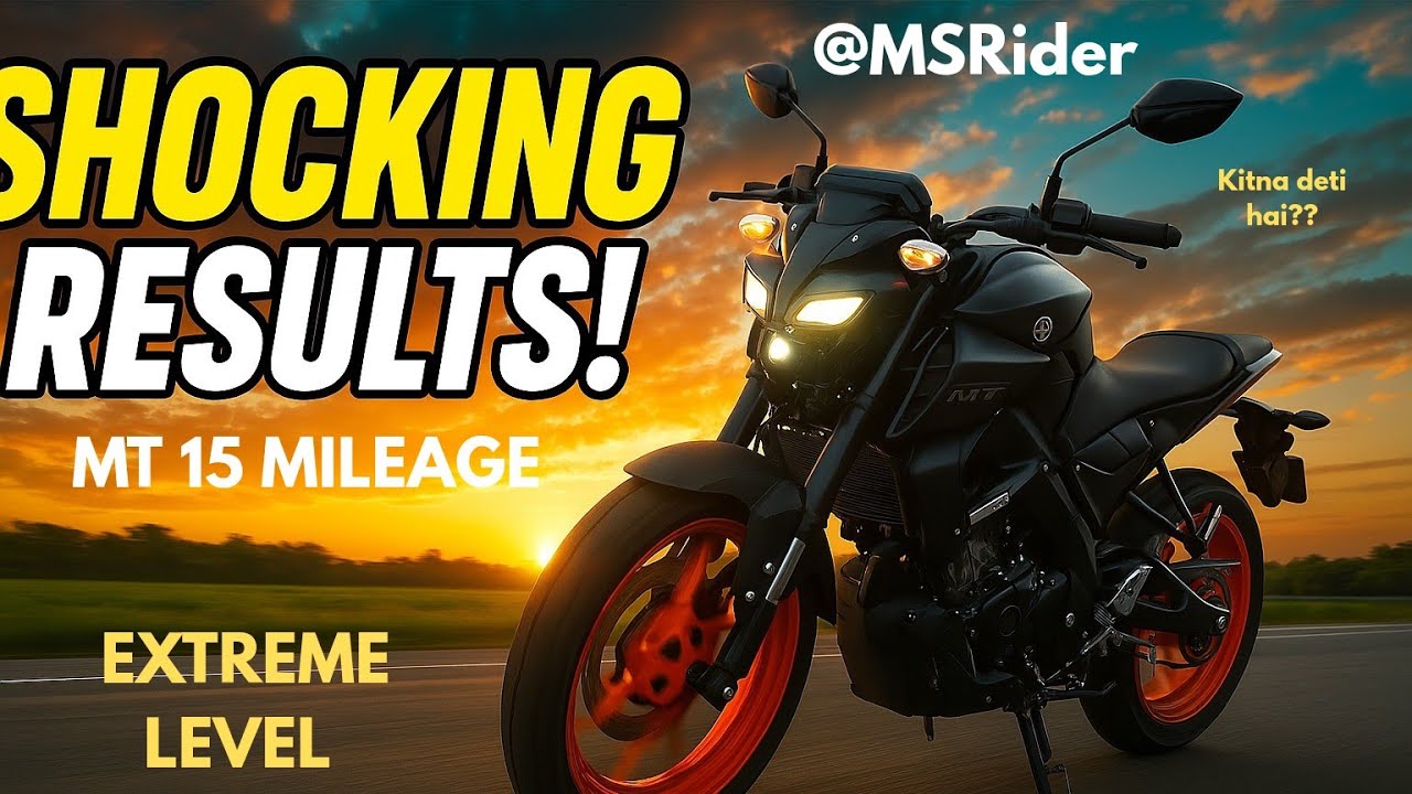 MT-15 Mileage Test | Extreme City Test | Shocking Real-World Result!