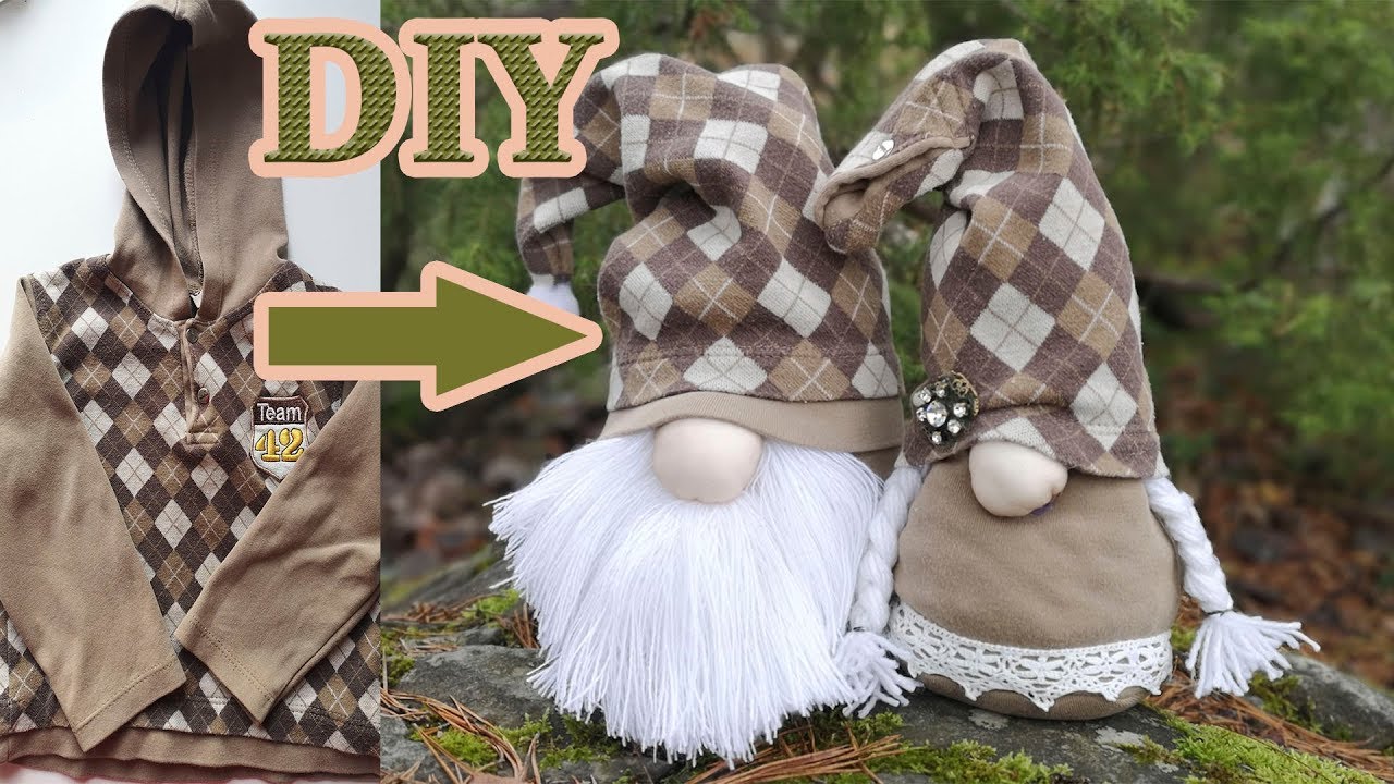 Новогодний гном своими руками.Скандинавский гном.DIY Holiday Gnomes