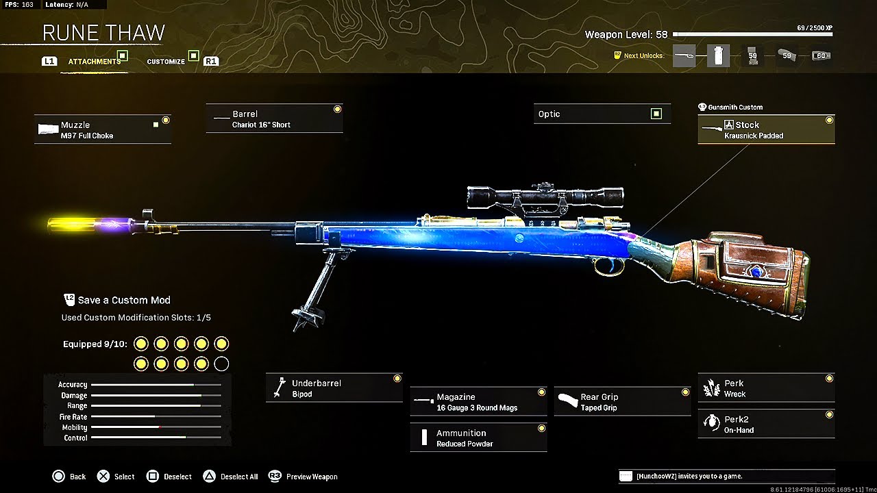 Warzone #1 KAR98k Setup (Best KAR98k Class) - Season 4