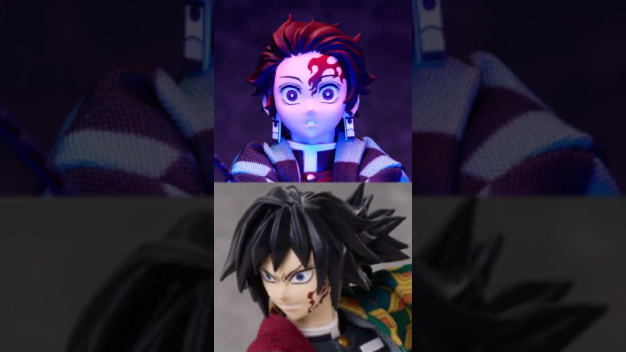 BUZZMOD IS BACK!! 😱 TRANSPARENT TANJIRO & MARKED GIYU!! #demonslayer #actionfigure #anime #tanjiro