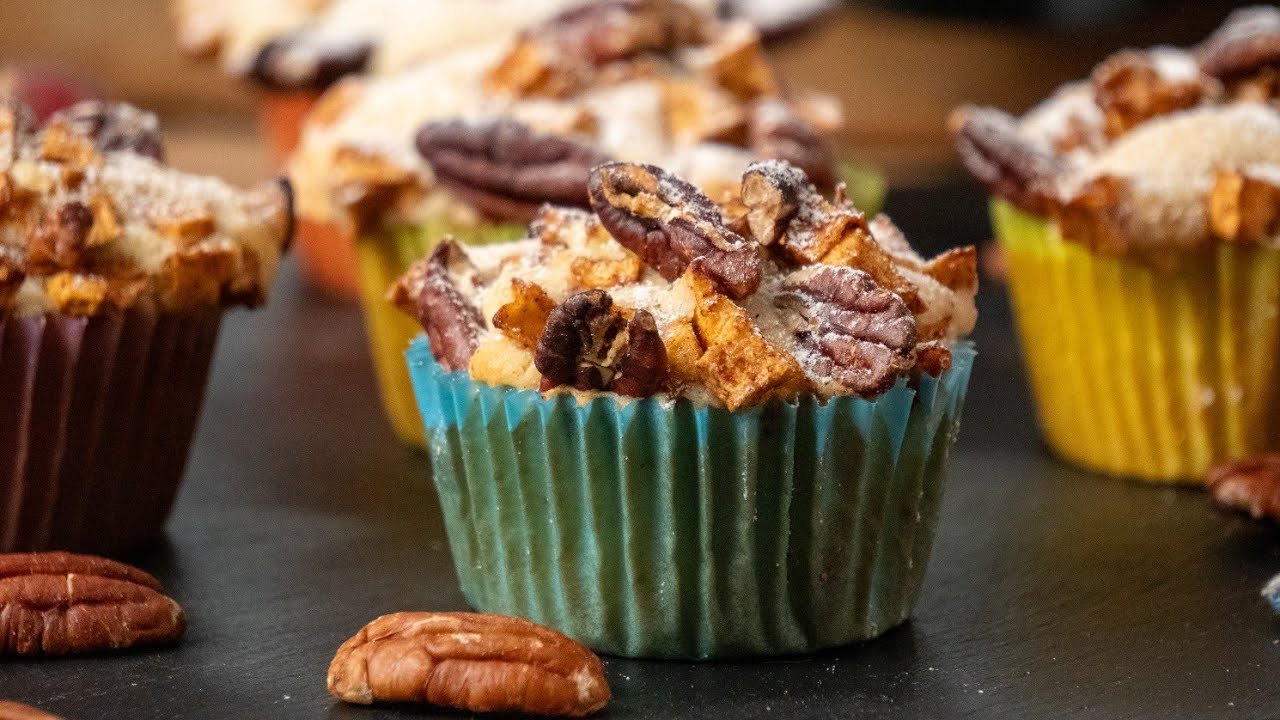 ALMÁS PEKÁNDIÓS MUFFIN 🍎🍏