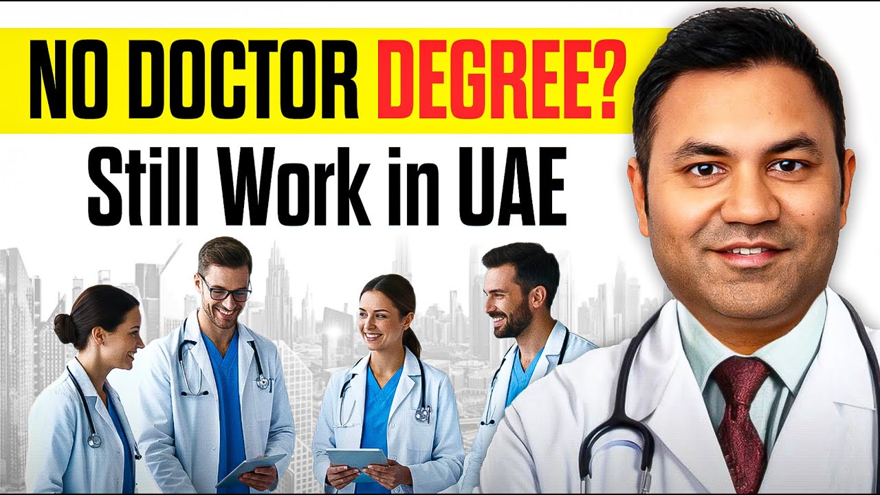 Jobs Without MBBS & BDS in UAE | These Healthcare Jobs Pay Well.