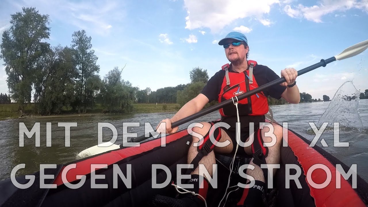 Mit dem Scubi 1 XL gegen den Strom - R.A.N. Bootstest auf der Donau