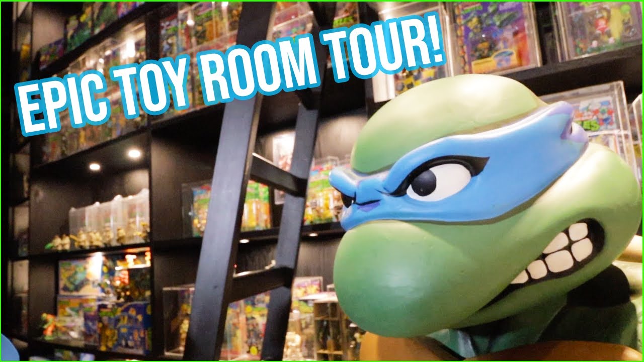Epic 90s Toy Room Tour! @unpunched7515 Behind The Collector! TMNT, Street Sharks, Biker Mice & more!