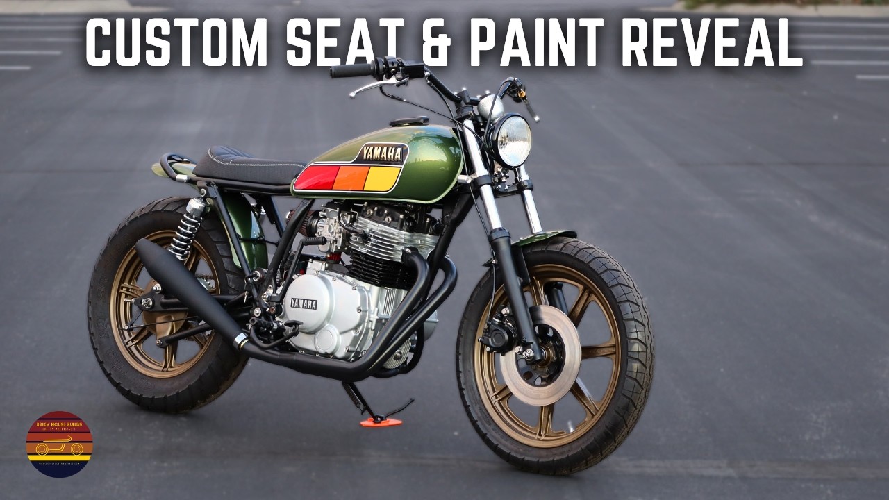 XS400 Build / Custom Paint And Seat Reveal! LOOKS AWESOME!