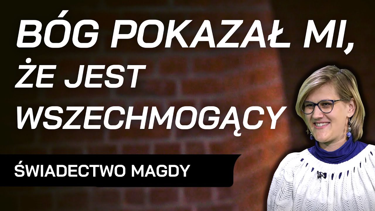 Bóg sprawił, że mogę chodzić - świadectwo Magdy