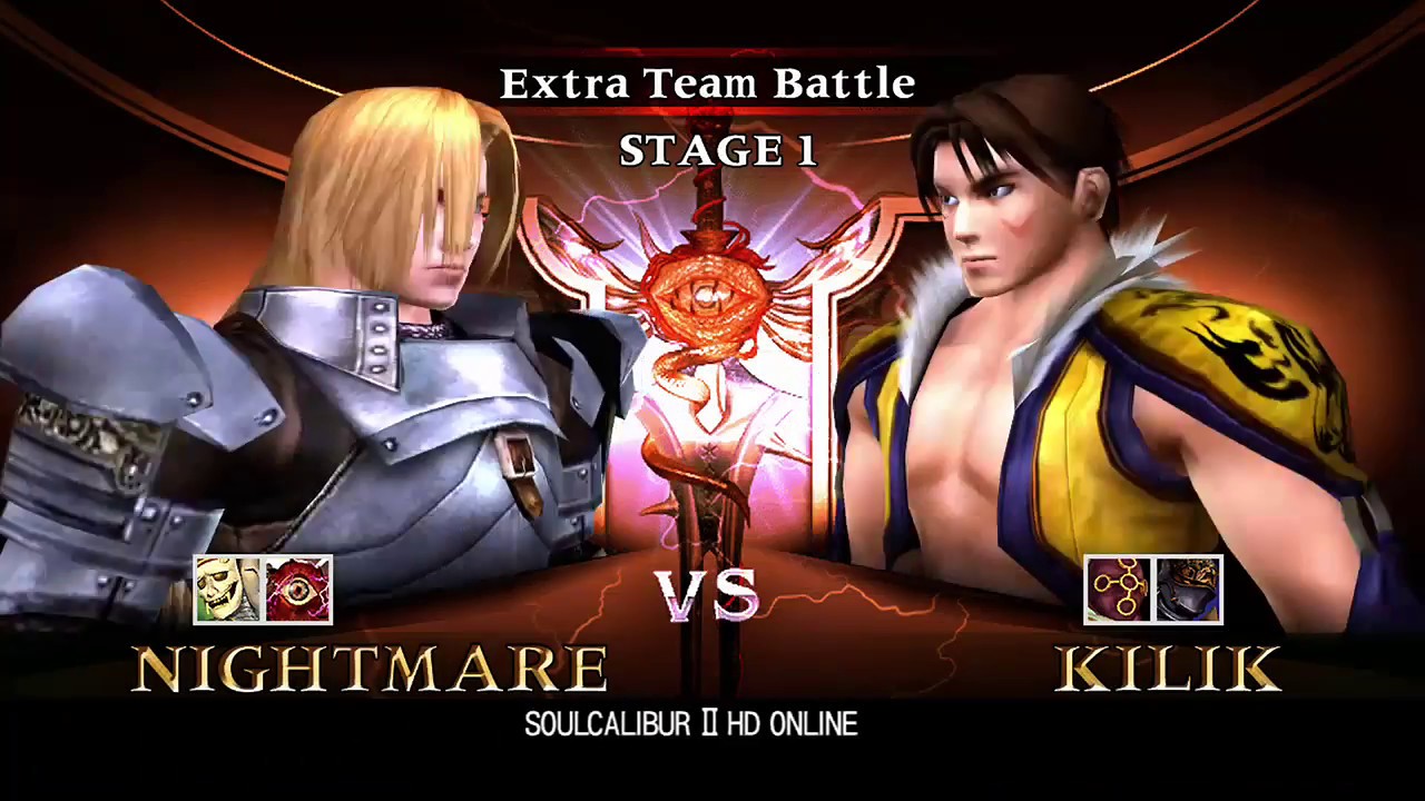 Soulcalibur 2 HD Extremely Hard Extra Team Battle with Nightmare, Charade and Yoshimitsu
