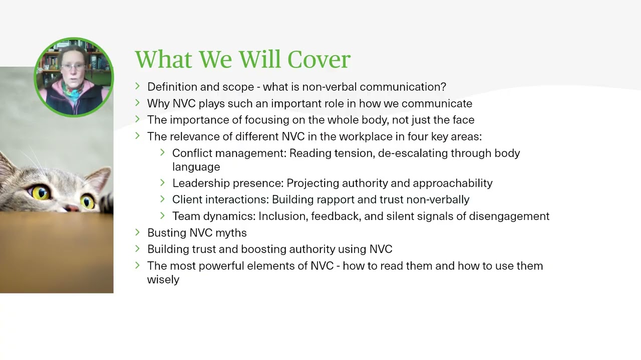 How to Understand Non-Verbal Communication within the Workplace - Webinar