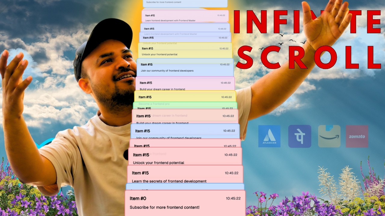 Infinite Scroll ReactJS (Uber, Atlassian) (Frontend Machine Coding Interview) #reactjs