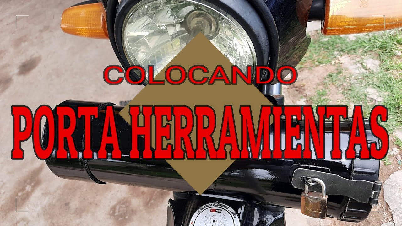 PORTA HERRAMIENTAS PARA MOTO