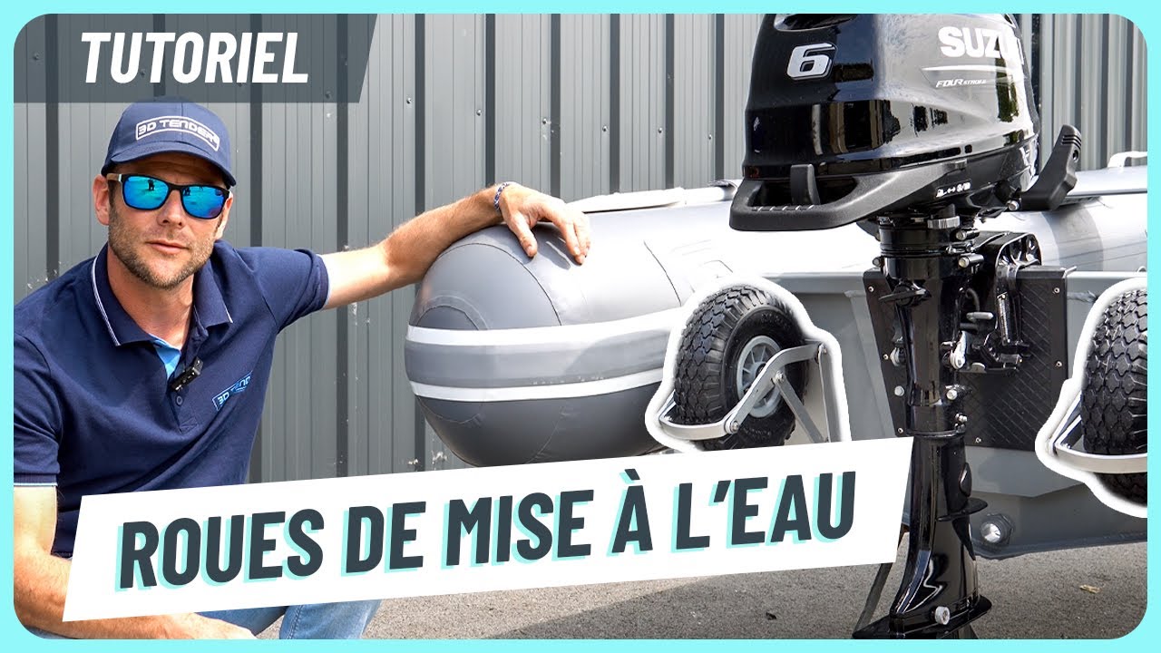 Un accessoire indispensable ! - Roues de mise &agrave; l'eau par 3D Tender