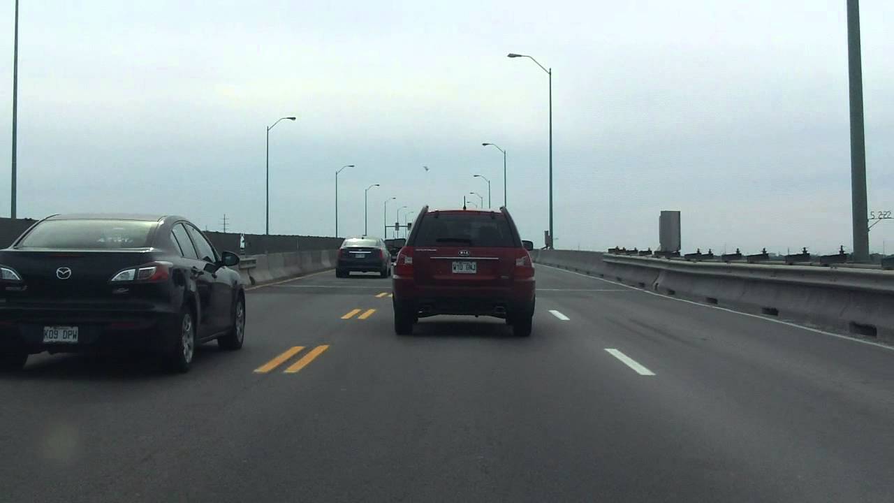 Champlain Bridge (Autoroute 15) south/eastbound