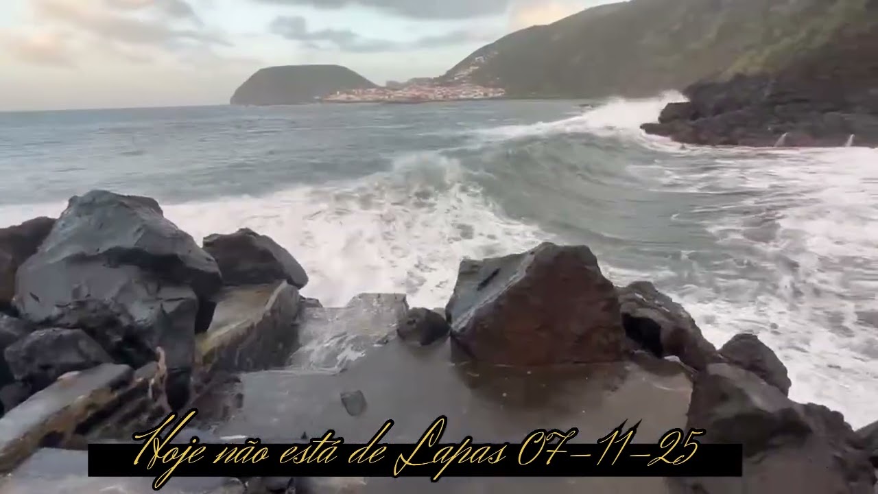 O mar hoje n&atilde;o est&aacute; de lapas, Velas 07/11/25