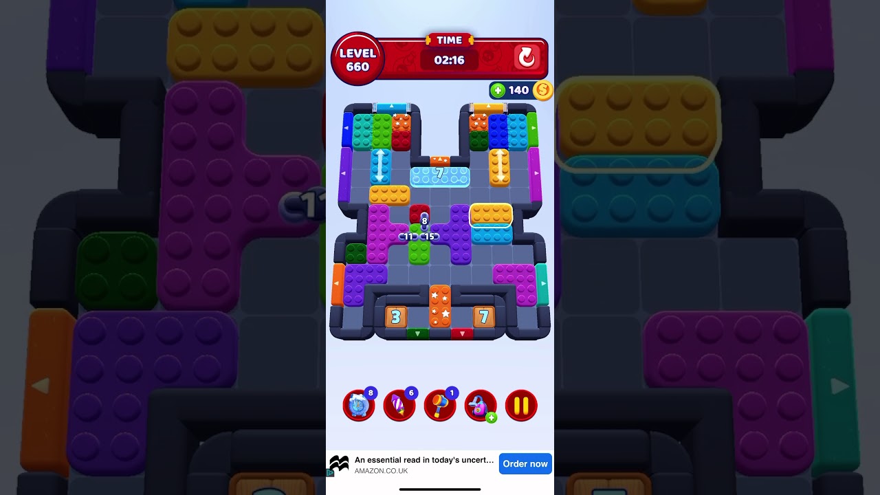 Colour Block Jam Level 660 New walkthrough