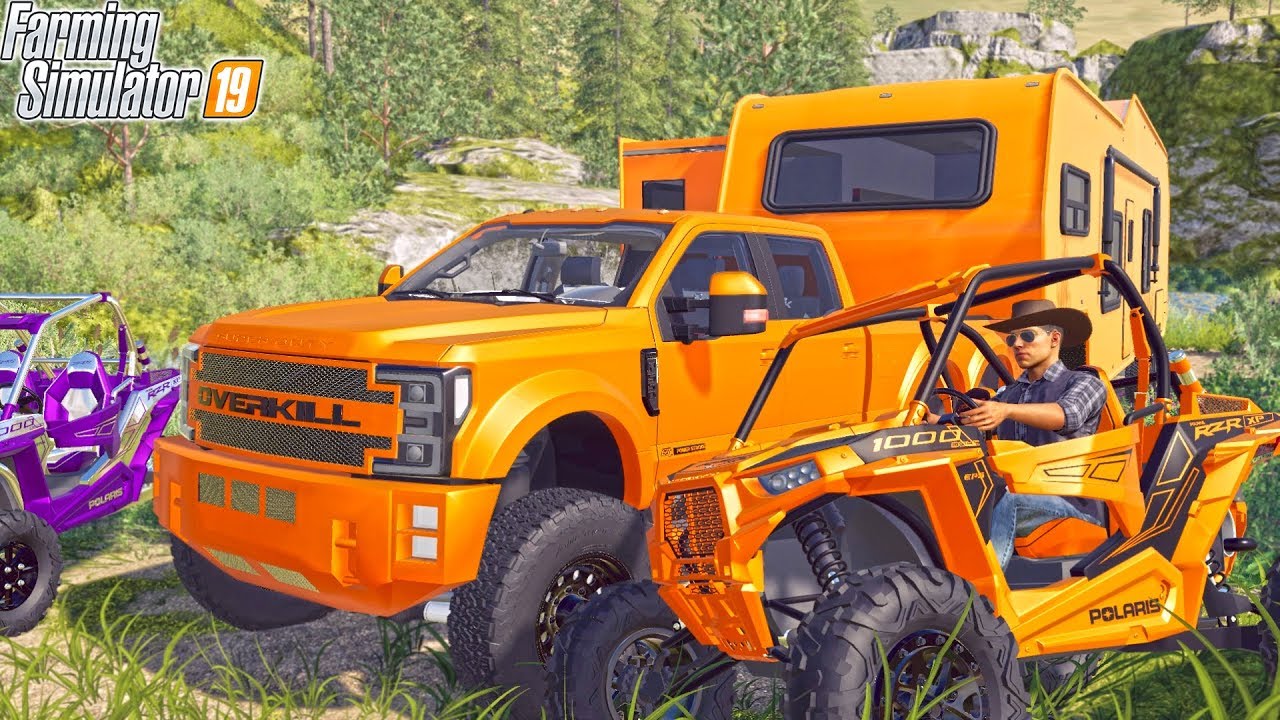 MR.CHOW GO CAMPING FT. GRANTY | OVERKILL F-550 | FARMING SIMULATOR 2019
