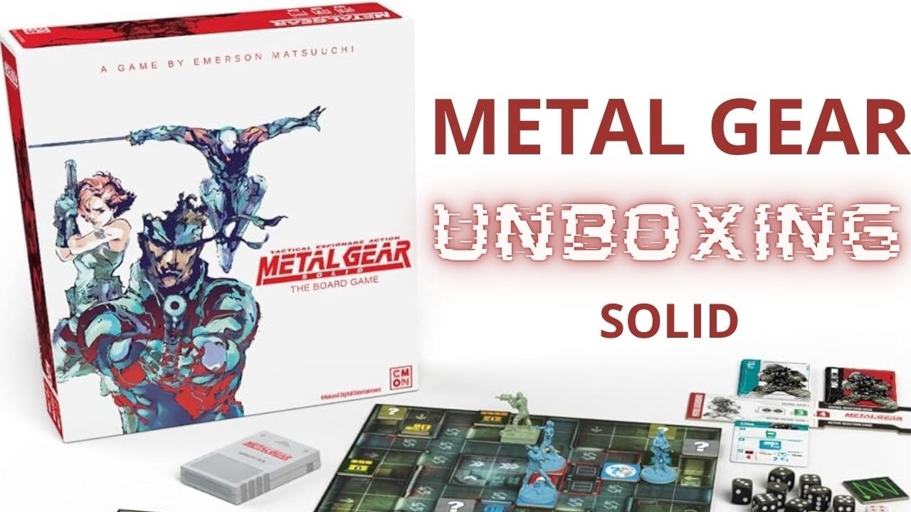 Metal Gear Solid - Unboxing - Jeu de plateau