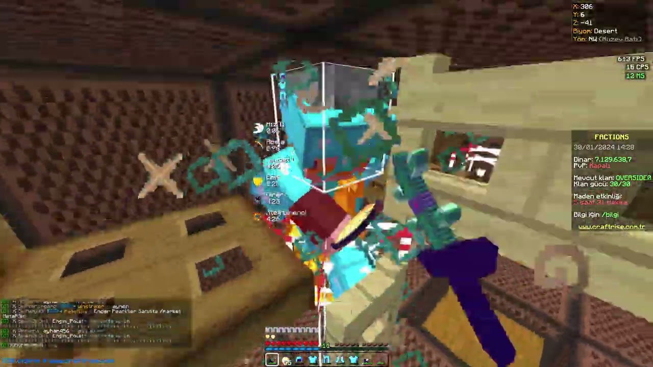 CraftRise Factions TENEKE AVI #craftrise #factions #vs